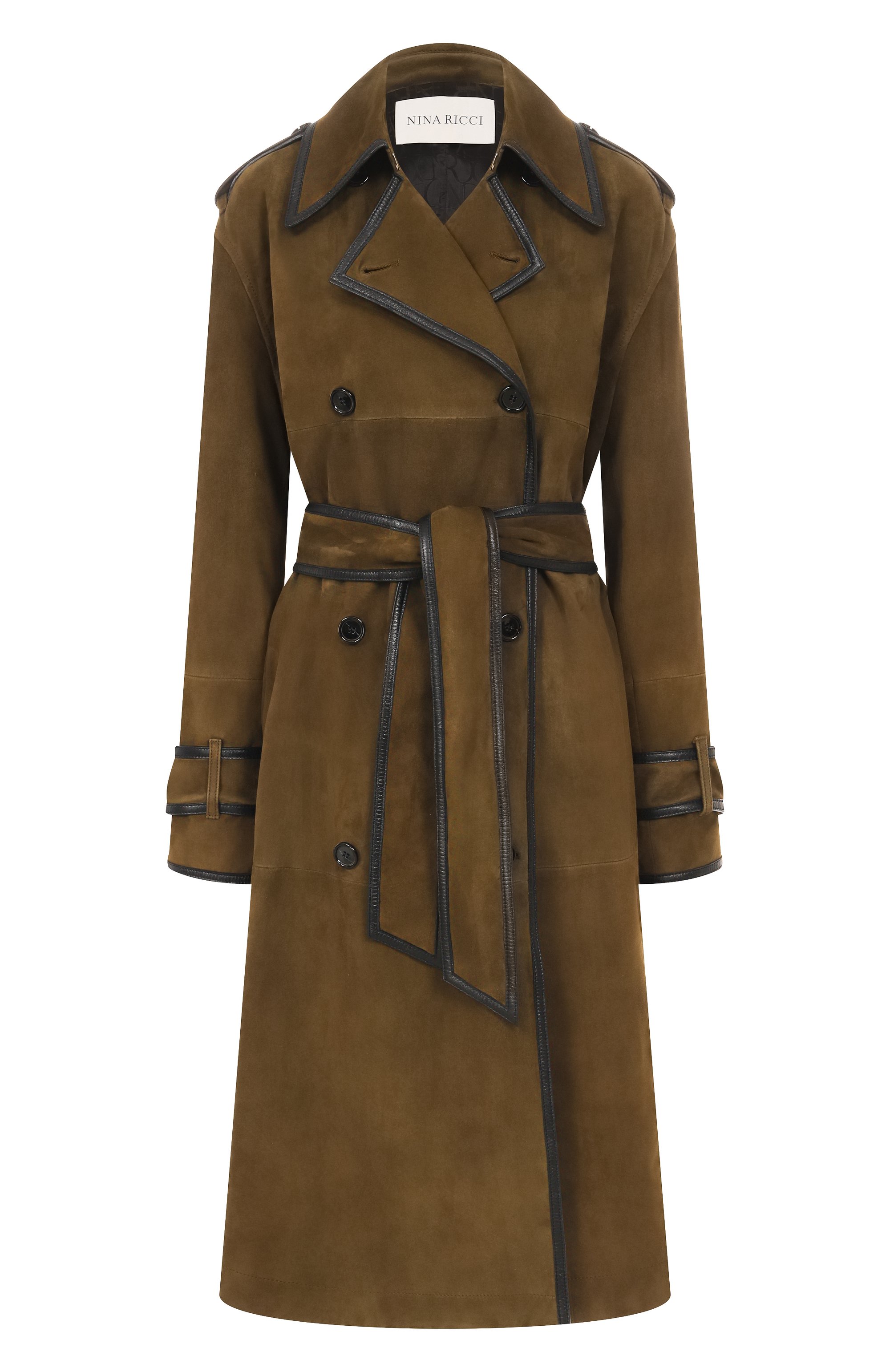 Замшевый тренч NINA RICCI, арт. 25AUMA015/G00022, фото 1