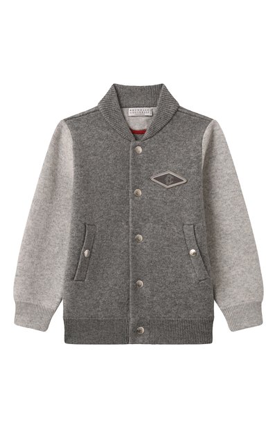 Бомбер из шерсти и кашемира BRUNELLO CUCINELLI, арт. B36M12536C
