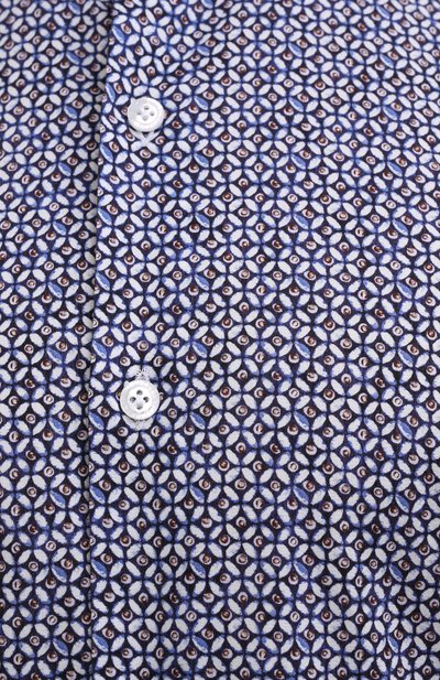 Хлопковая рубашка SONRISA синего цвета по цене 29150 руб., арт. IFI0R9/F6071, фото 5 Хлопковая рубашка SONRISA, арт. IFI0R9/F6071, фото 5