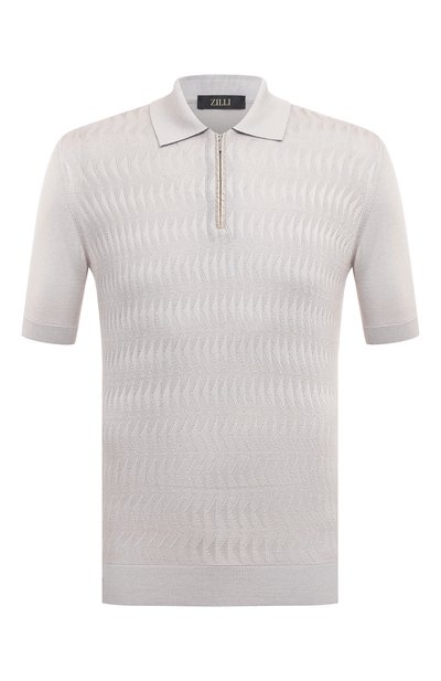 Мужская шелковое поло ZILLI, арт. KZP002M0642VTS000