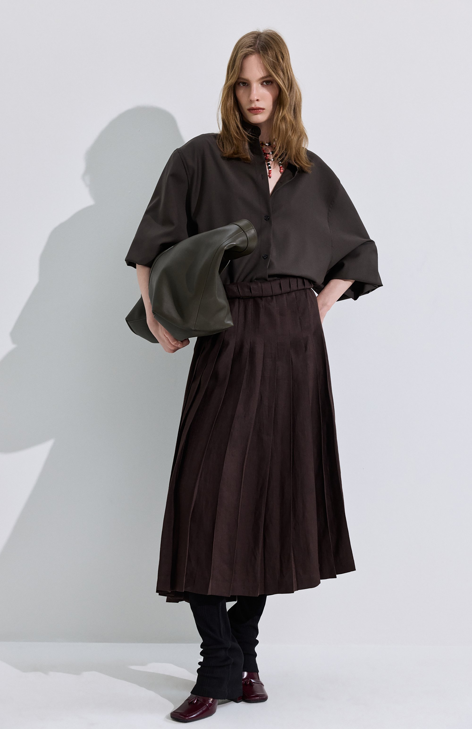 Кожаные туфли chloé 90 SAINT LAURENT, арт. 841175/AAEHF, фото 7