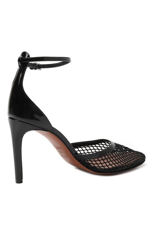 Комбинированные туфли Fishnet 90 Alaia AA3E049TK007 Чёрный  AA3E049TK007 Фото 5