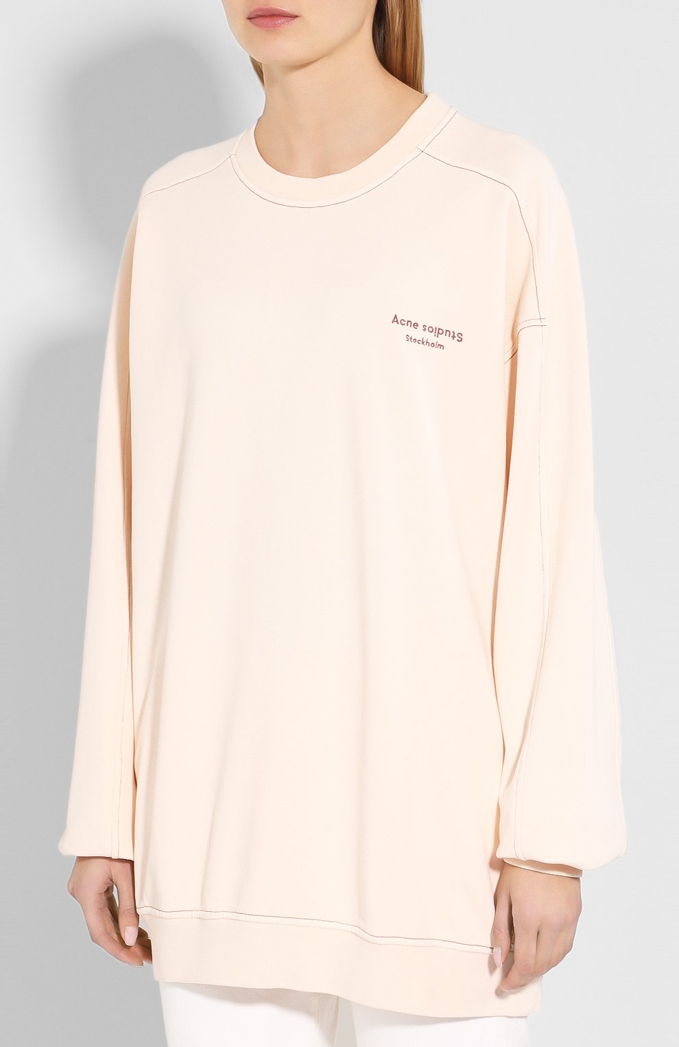 Хлопковый свитшот ACNE STUDIOS, арт. AI0007, фото 3