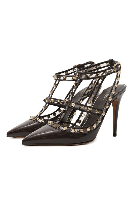 фото Кожаные туфли rockstud valentino