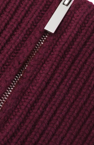 Кашемировый воротник SASUPHI бордового цвета по цене 42200 руб., арт. W25950M/WS, фото 4 Кашемировый воротник SASUPHI, арт. W25950M/WS, фото 4