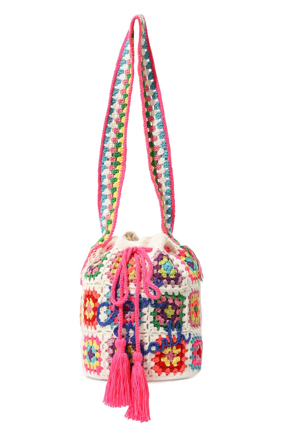 Сумка MC2 SAINT BARTH разноцветного цвета по цене 23500 руб., арт. STBA/CR0CHET BUCKET/05280D, фото 1 Сумка MC2 SAINT BARTH, арт. STBA/CR0CHET BUCKET/05280D, фото 1