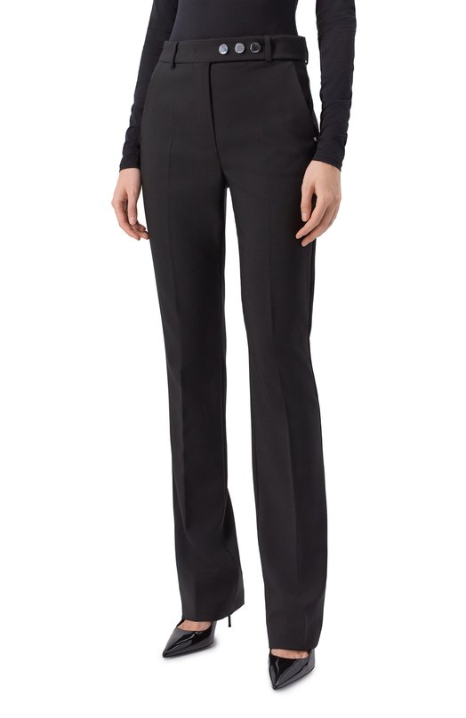 Шерстяные брюки Sportmax HARRY Чёрный  HARRY Фото 3