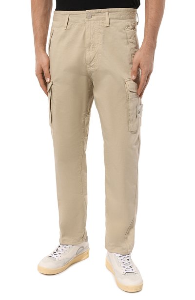 Брюки-карго из хлопка и шерсти STONE ISLAND, арт. 7315326F4, фото 3