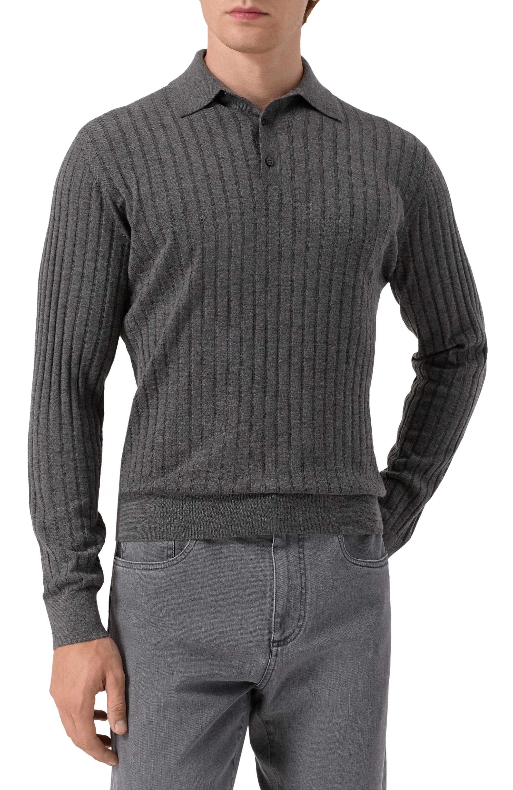 Поло из кашемира и шелка STEFANO RICCI, арт. K606585P03/R25301, фото 3