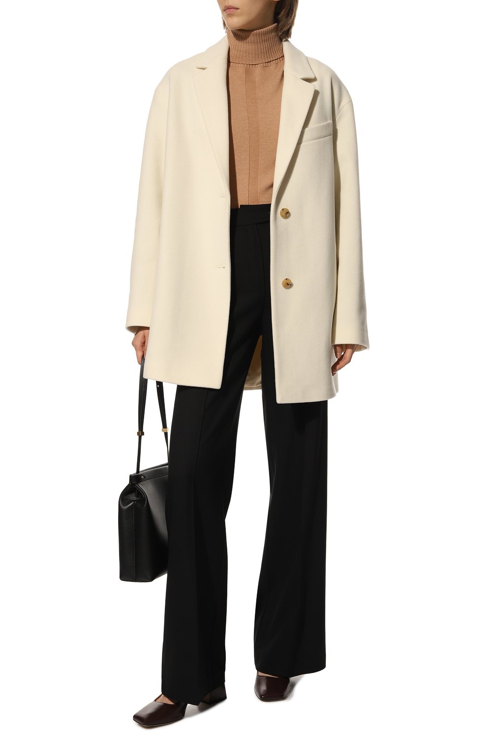 Водолазка из шерсти и шелка FREEAGE, арт. FW 20146-Bg, фото 2