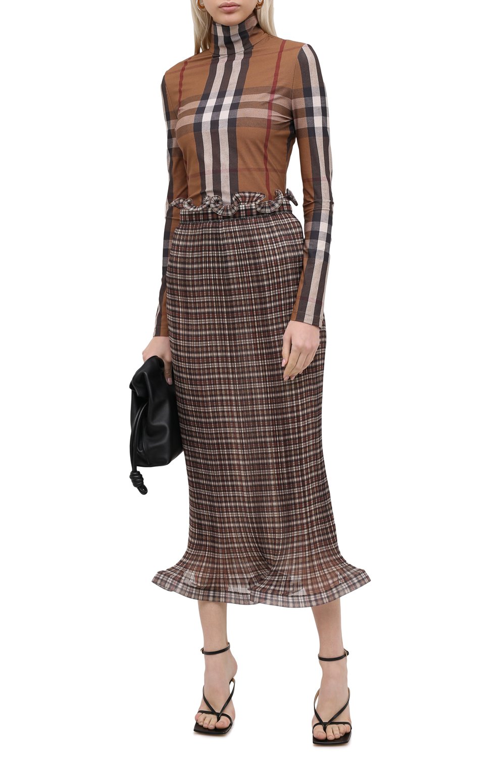 Водолазка BURBERRY коричневого цвета по цене 72900 руб., арт. 4566771, фото 2 Водолазка BURBERRY, арт. 4566771, фото 2