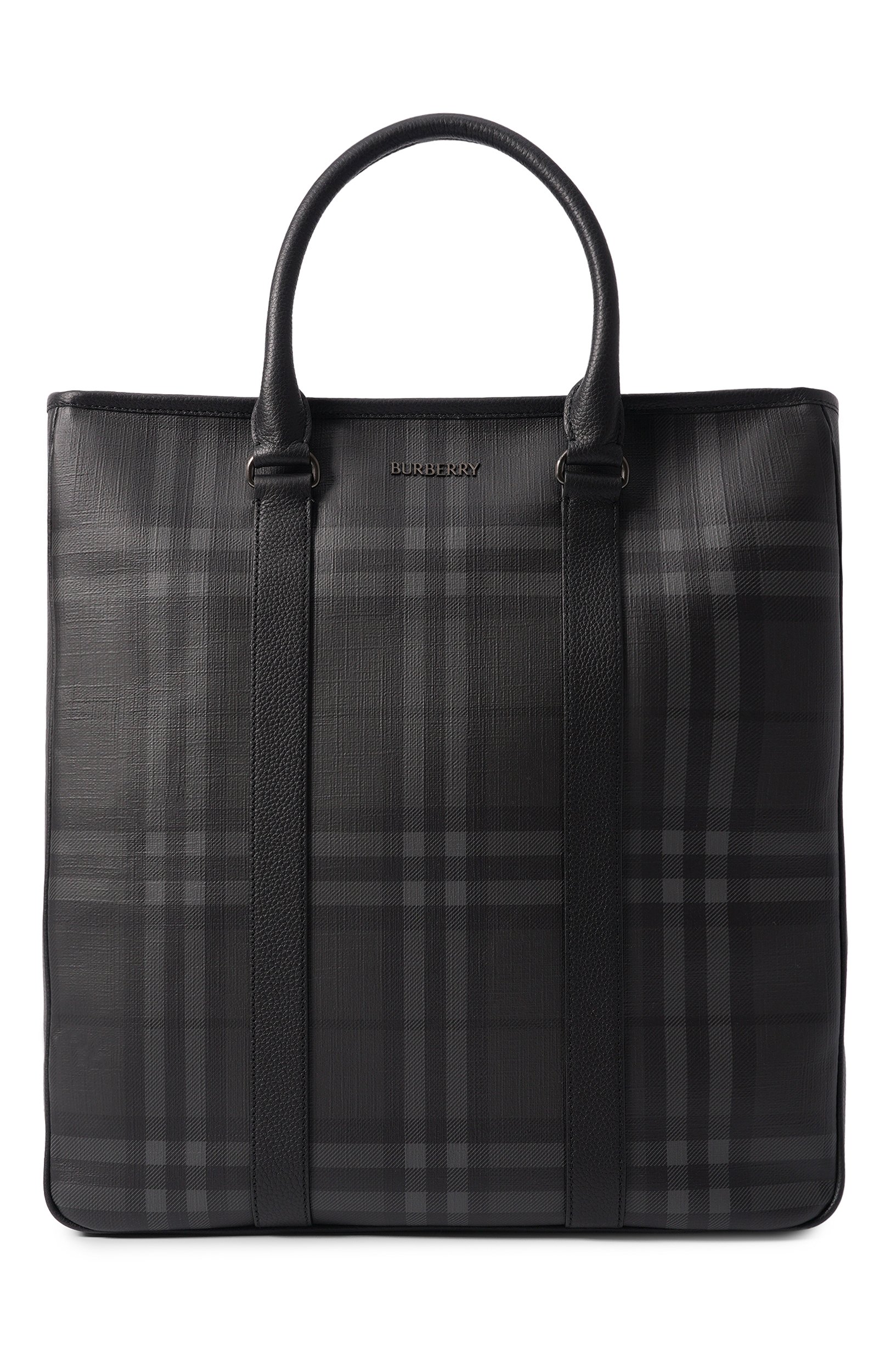 Сумка BURBERRY темно-серого цвета по цене 199500 руб., арт. 8128046, фото 1 Сумка BURBERRY, арт. 8128046, фото 1