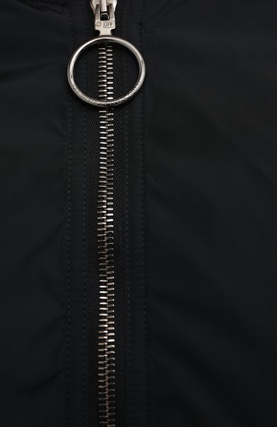 Утепленный бомбер OFF-WHITE черного цвета по цене 104000 руб., арт. 0WEH017R21FAB001, фото 5 Утепленный бомбер OFF-WHITE, арт. 0WEH017R21FAB001, фото 5