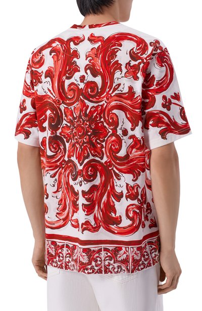 Хлопковая футболка DOLCE & GABBANA, арт. G8PN9T/II7K0, фото 4