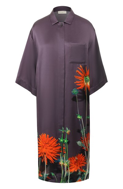 Атласное платье DRIES VAN NOTEN, арт. 192-31084-8408, фото 1