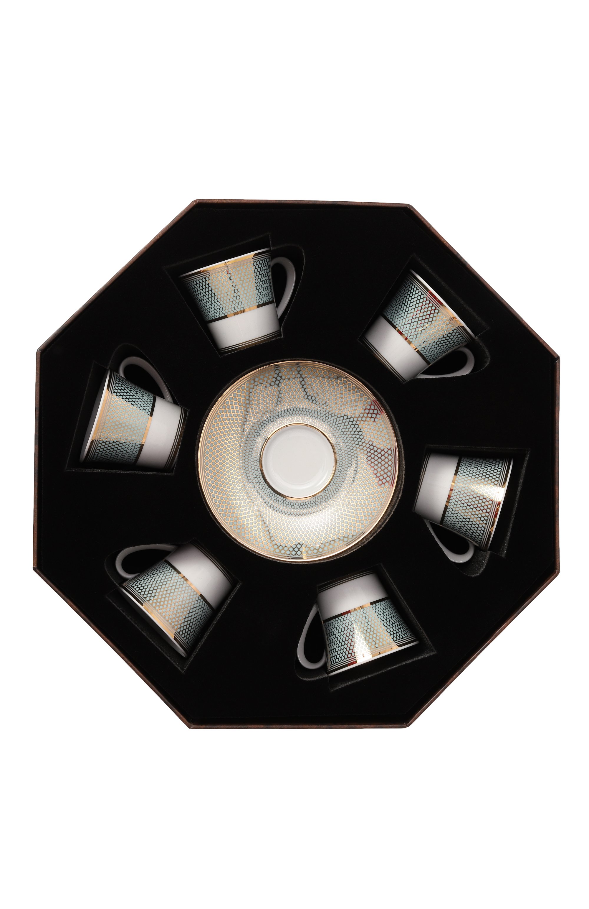 Набор из шести кофейных чашек с блюдцами ocean STEFANO RICCI, арт. 0TC002/0CEAN/6, фото 1