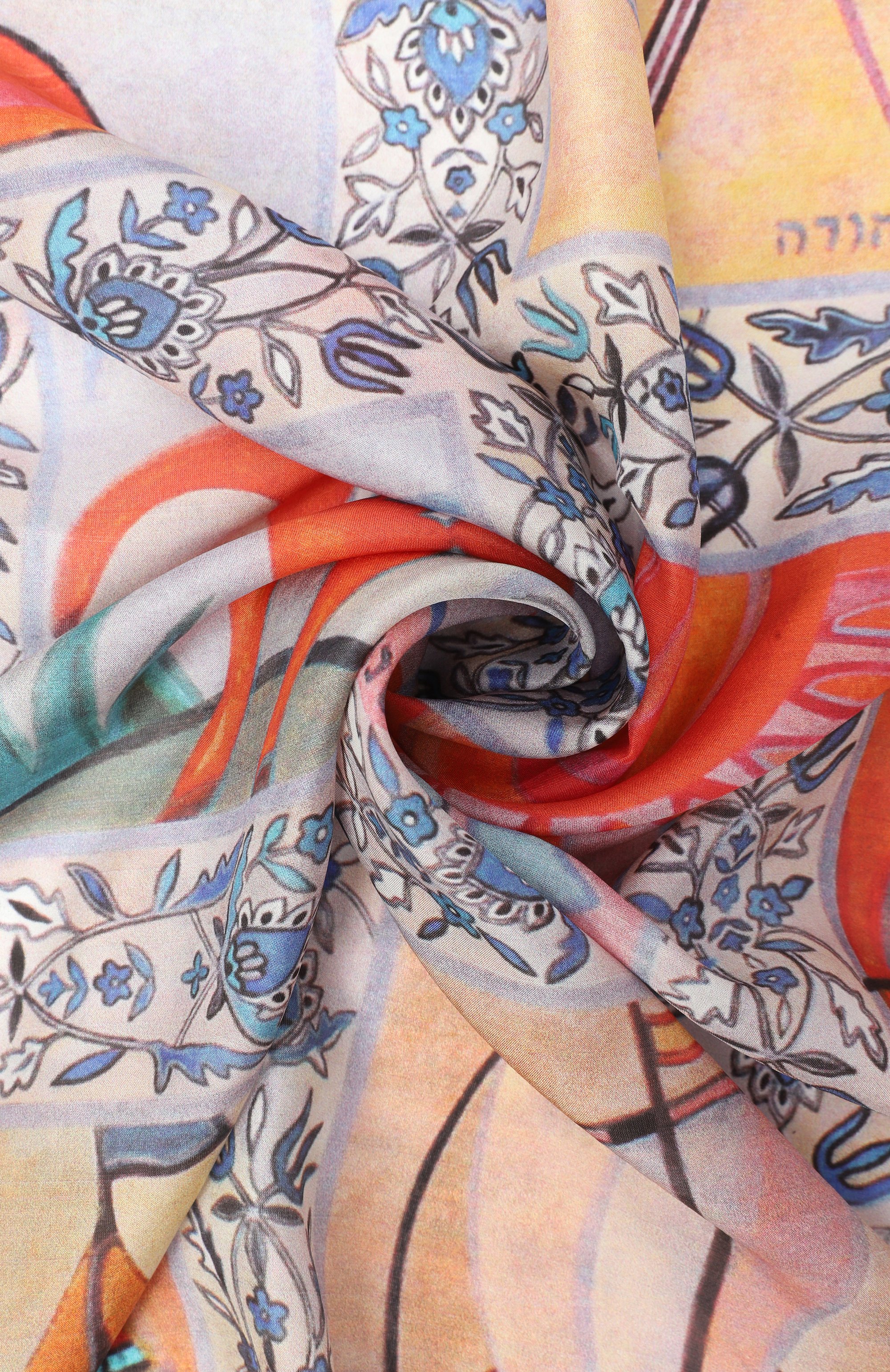 Шелковый платок 12 колен израилевых GOURJI, арт. 91110537/994121172, фото 3