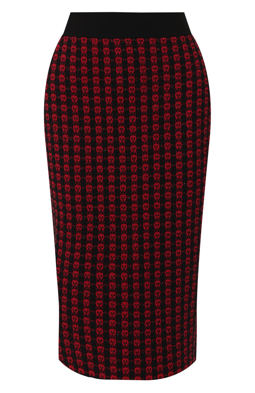 Юбка из вискозы REDVALENTINO черного цвета по цене 29950 руб., арт. SR3KGA03/4GL, фото 1 Юбка из вискозы REDVALENTINO, арт. SR3KGA03/4GL, фото 1