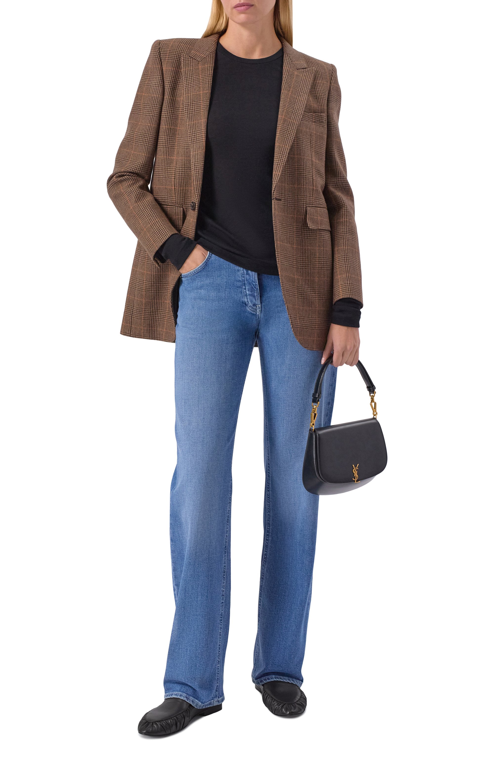 Кожаные лоферы alain SAINT LAURENT, арт. 841450/AADF0, фото 3