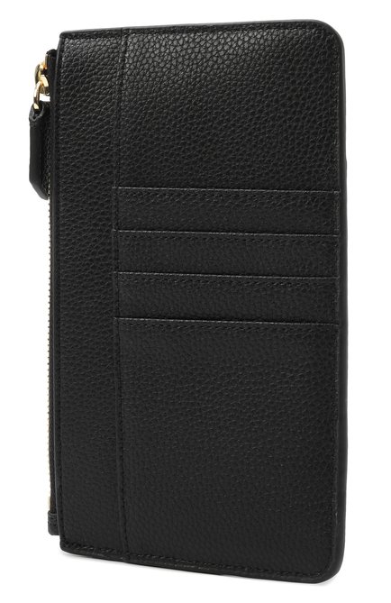 Женский футляр для кредитных карт EMPORIO ARMANI черного цвета, арт. EW000543/AF11953 | Фото 2 (Материал: Пластик; Нос: Не проставлено; Материал сплава: Проставлено)