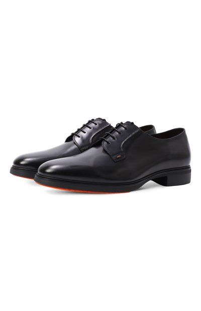 Мужские кожаные дерби easy SANTONI, арт. MGEG19291NEAXNTG