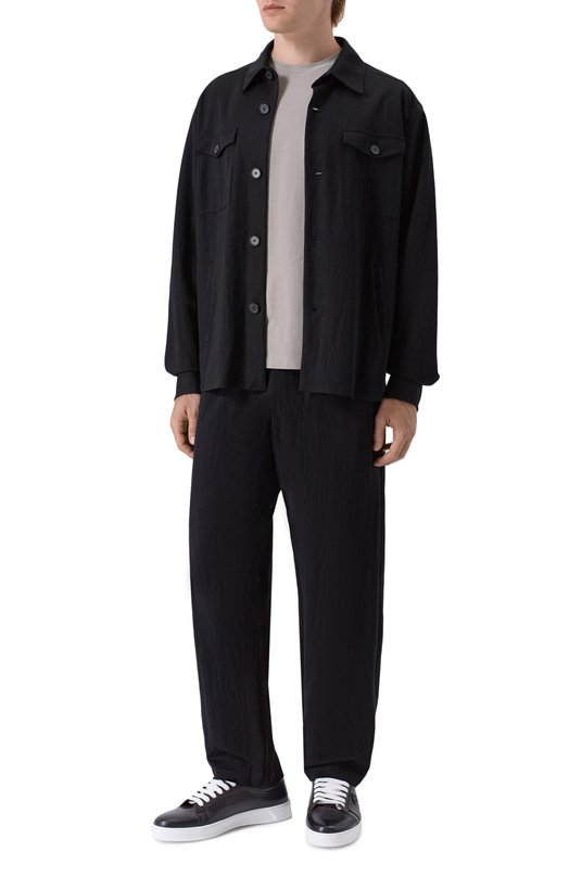 Кожаные кеды Elite Artioli 0T006/VT Серый  0T006/VT Фото 2