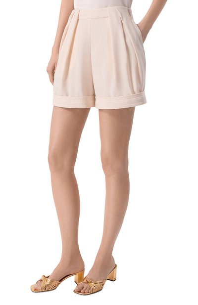 Шорты LANVIN кремового цвета по цене 133500 руб., арт. RW-TR0054-5065-E26, фото 3 Шорты LANVIN, арт. RW-TR0054-5065-E26, фото 3