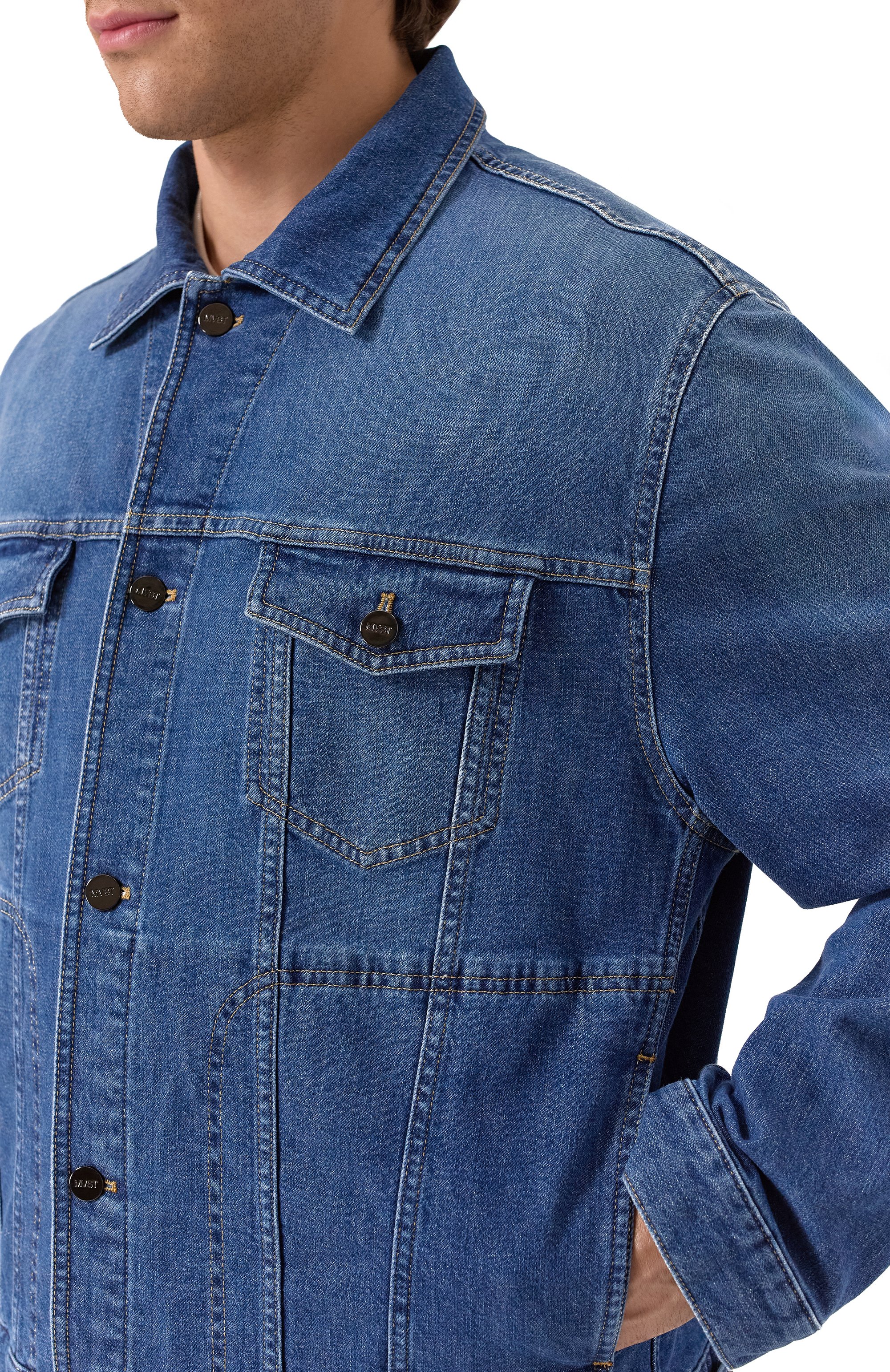 Джинсовая куртка MVST, арт. X1P/0/0011-58/CABRA, фото 5