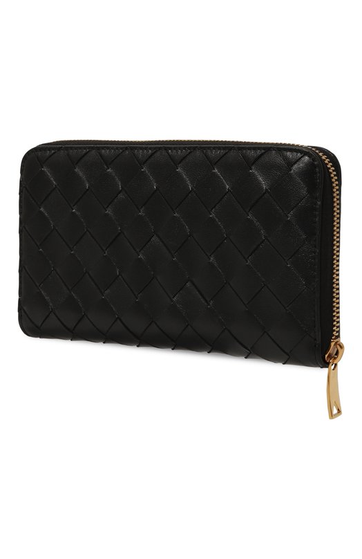 Кожаный кошелек Bottega Veneta 742332/VCPP2 Чёрный  742332/VCPP2 Фото 2