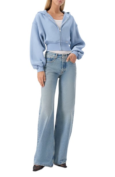 Хлопковая толстовка ALEXANDERWANG.T, арт. 4CC1242077, фото 2