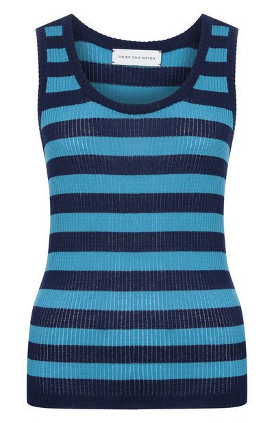 Женская хлопковая майка DRIES VAN NOTEN, арт. 011223/3702