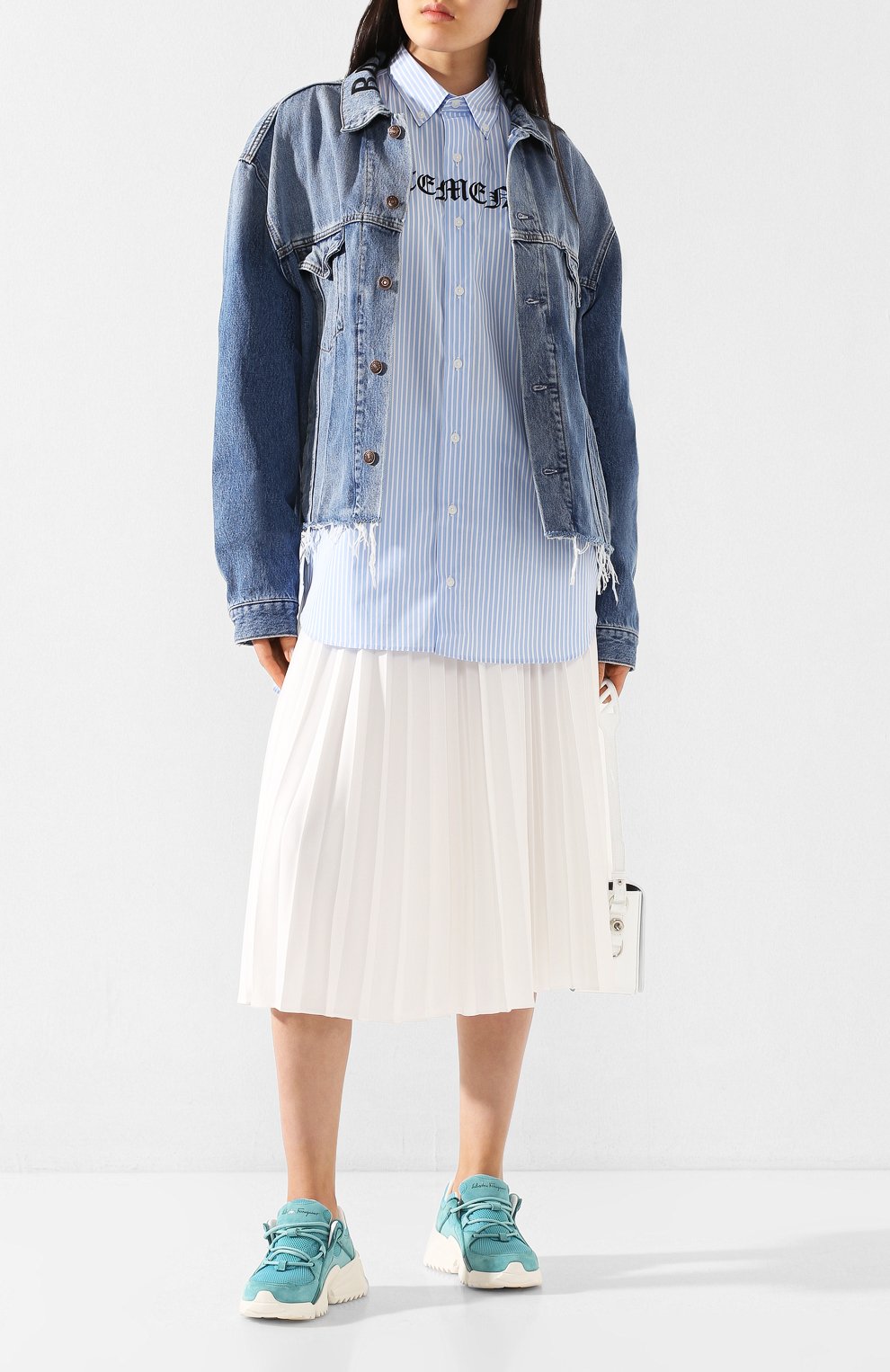 Комбинированные кроссовки skylar FERRAGAMO, арт. Z-07263031C, фото 2