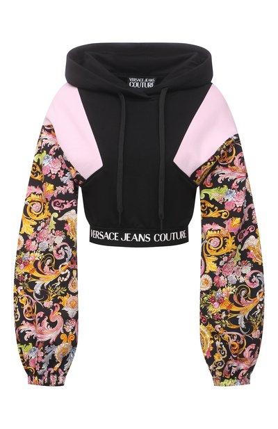 Женский хлопковое худи VERSACE JEANS COUTURE, арт. B6HWA767-WDP302/S0153