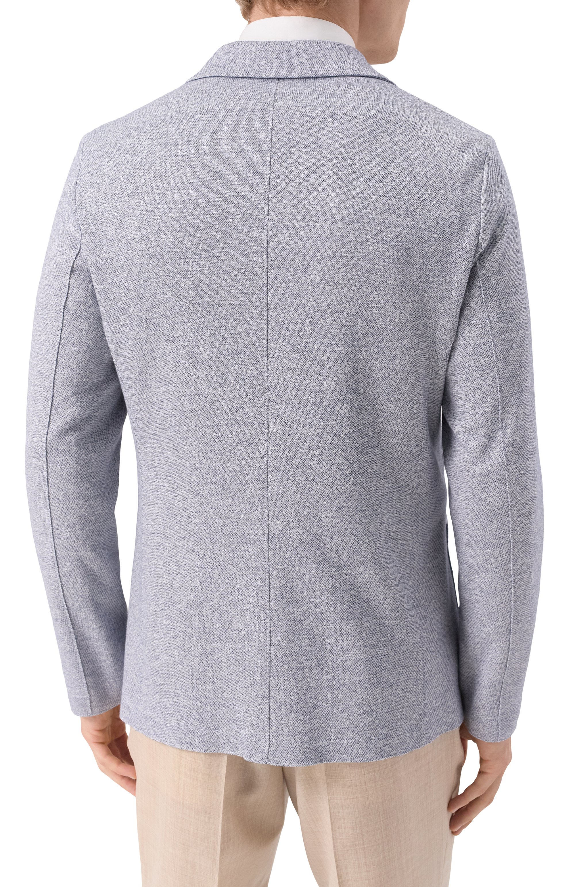 Пиджак из хлопка и льна HARRIS WHARF LONDON, арт. C8P22PDB, фото 6