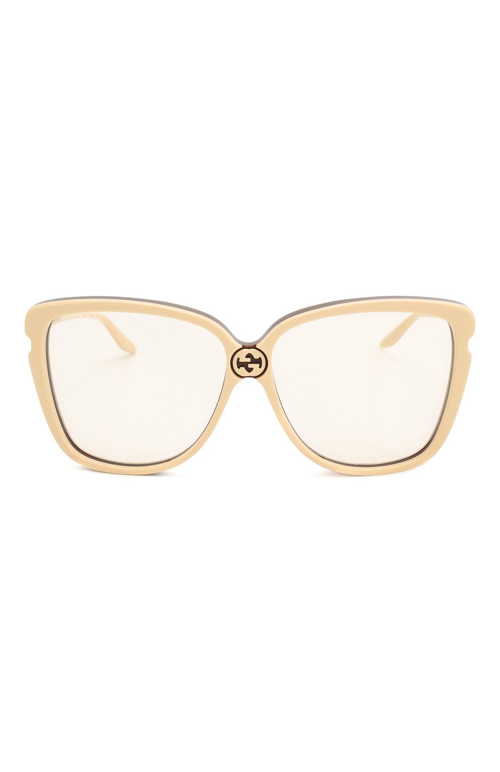 Солнцезащитные очки GUCCI бежевого цвета по цене 28500 руб., арт. GG0709S 003, фото 3 Солнцезащитные очки GUCCI, арт. GG0709S 003, фото 3