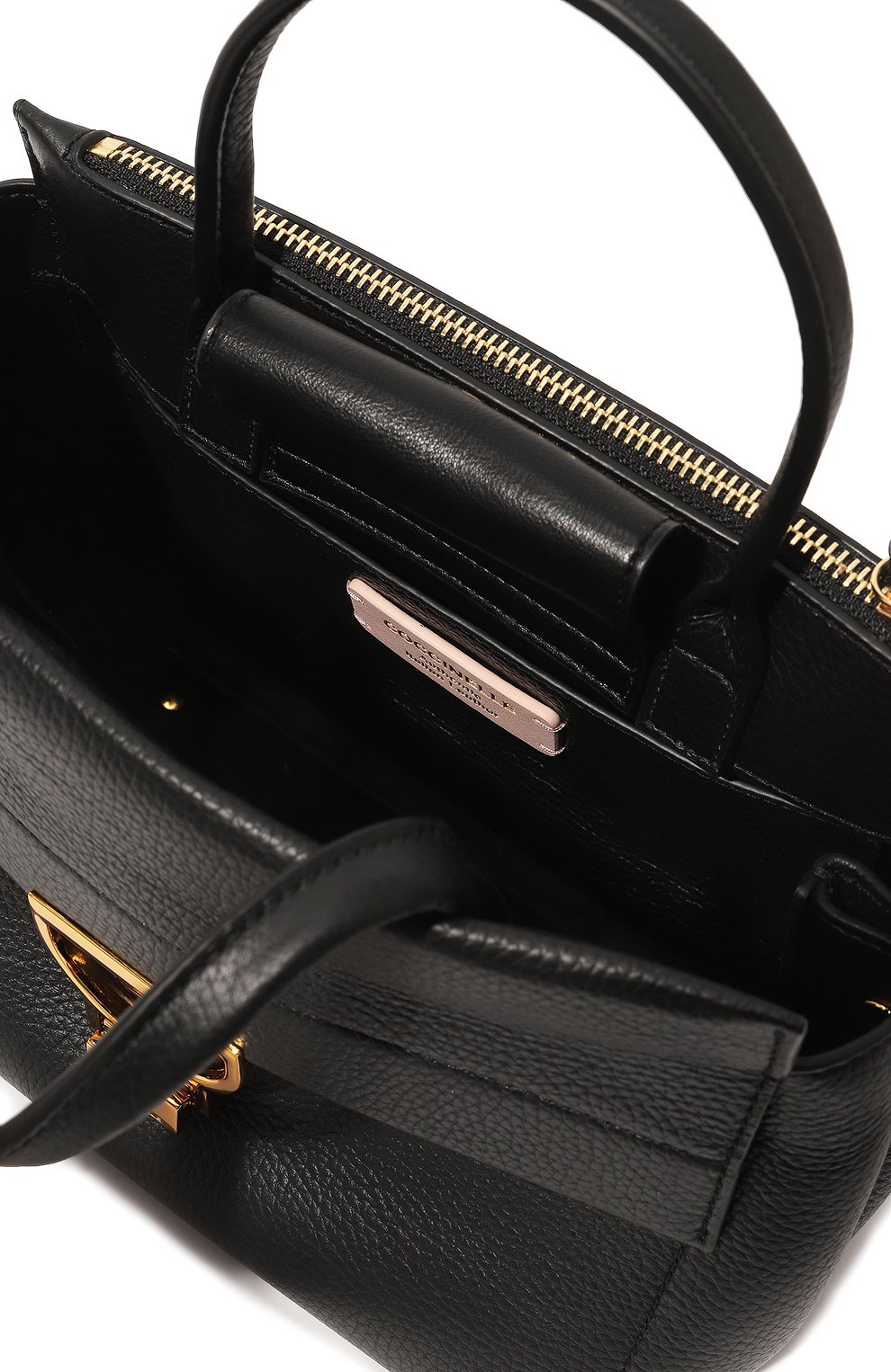 Сумка arlettis medium COCCINELLE черного цвета по цене 39900 руб., арт. E1 MD5 18 01 01, фото 5 Сумка arlettis medium COCCINELLE, арт. E1 MD5 18 01 01, фото 5