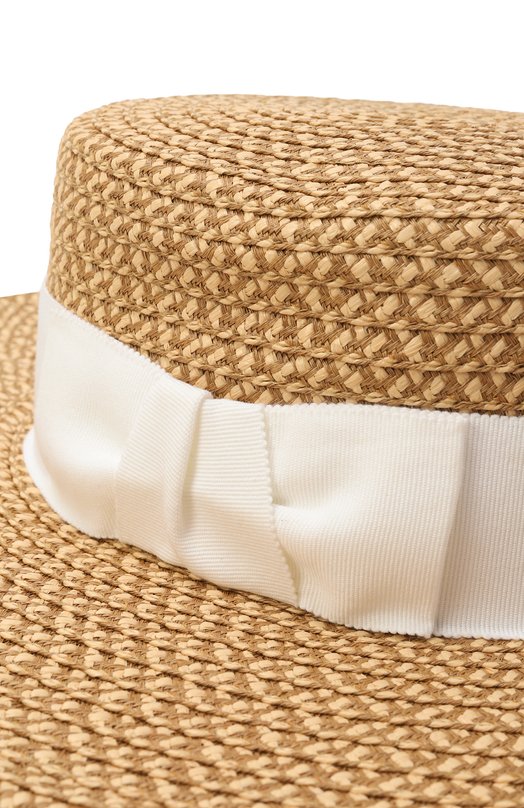 Шляпа Gondolier Boater Eric Javits 13817/PEANUT/WHITE Бежевый  13817/PEANUT/WHITE Фото 4