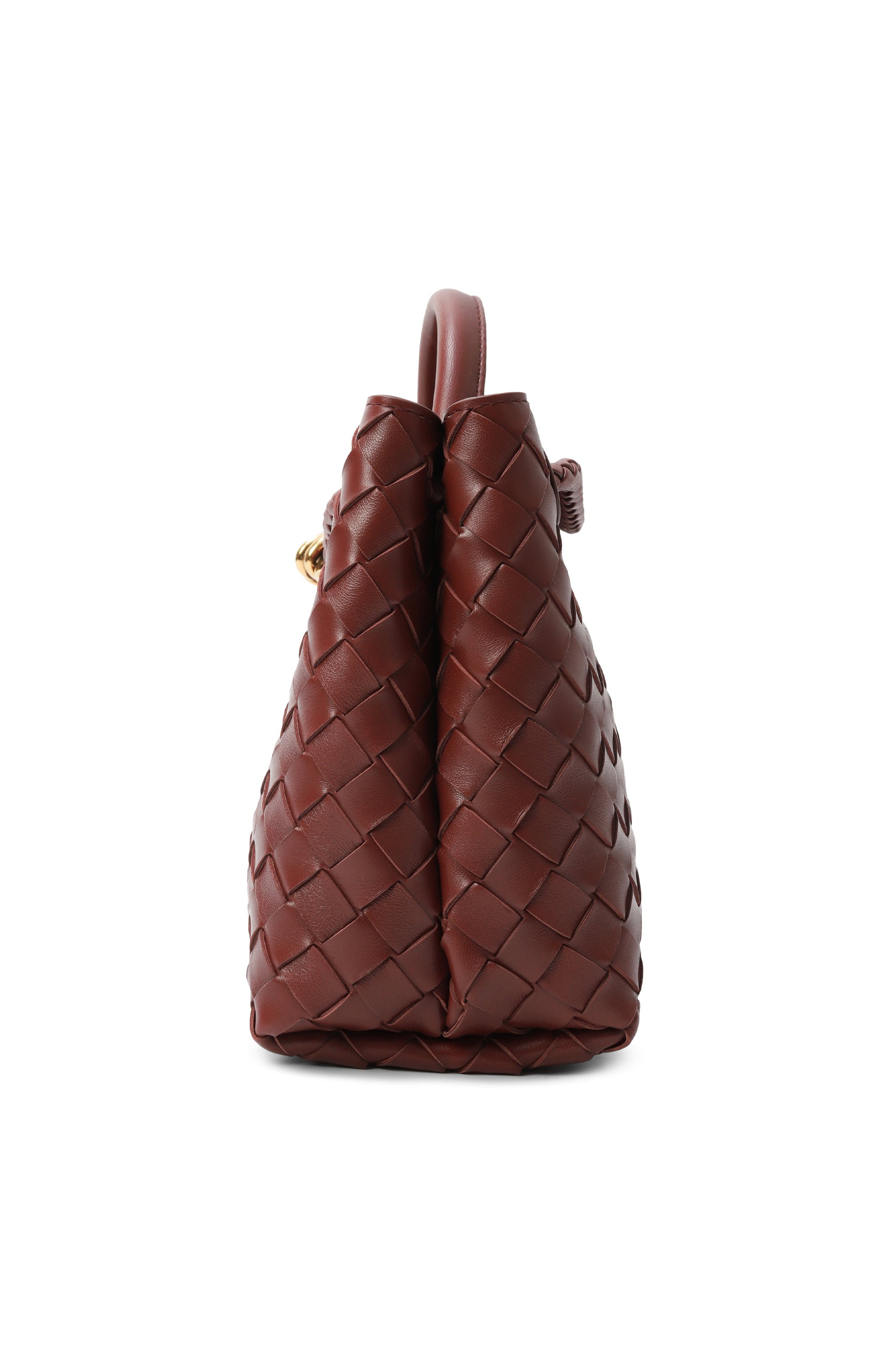 Сумка andiamo small BOTTEGA VENETA коричневого цвета по цене 568500 руб., арт. 766014/VCPP1, фото 4 Сумка andiamo small BOTTEGA VENETA, арт. 766014/VCPP1, фото 4