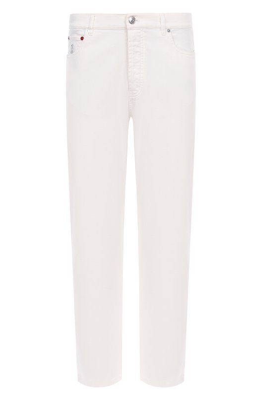 Джинсы Iconic Fit Brunello Cucinelli MP77P01090 Белый MP77P01090
