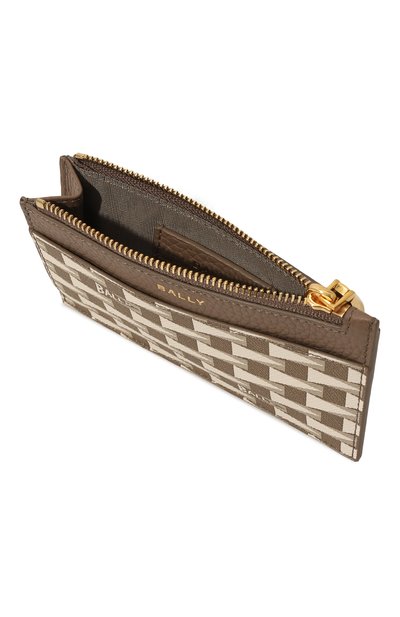 Футляр для кредитных карт BALLY коричневого цвета по цене 24100 руб., арт. WLB00W/TP046, фото 3 Футляр для кредитных карт BALLY, арт. WLB00W/TP046, фото 3