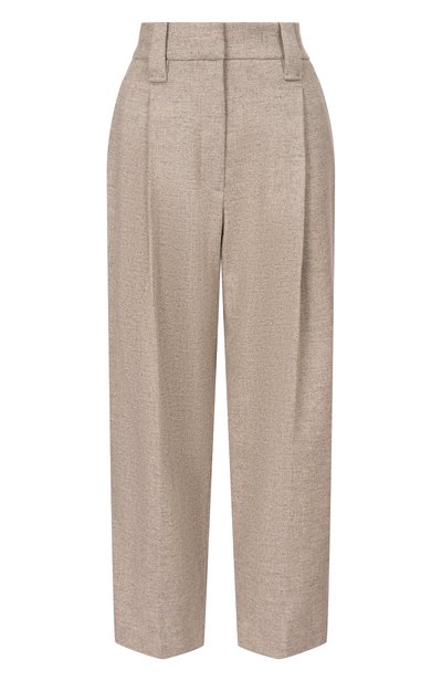 Женские шерстяные брюки BRUNELLO CUCINELLI, арт. MD011P9368