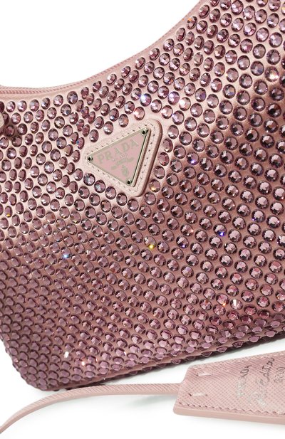 Сумка prada re-edition 2000 PRADA розового цвета по цене 190000 руб., арт. 1NE515-2AWL-F0E18, фото 2 Сумка prada re-edition 2000 PRADA, арт. 1NE515-2AWL-F0E18, фото 2