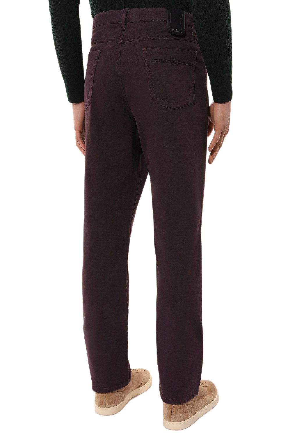 Брюки из хлопка и кашемира ZILLI, арт. JSS001M0112VZDT01, фото 4