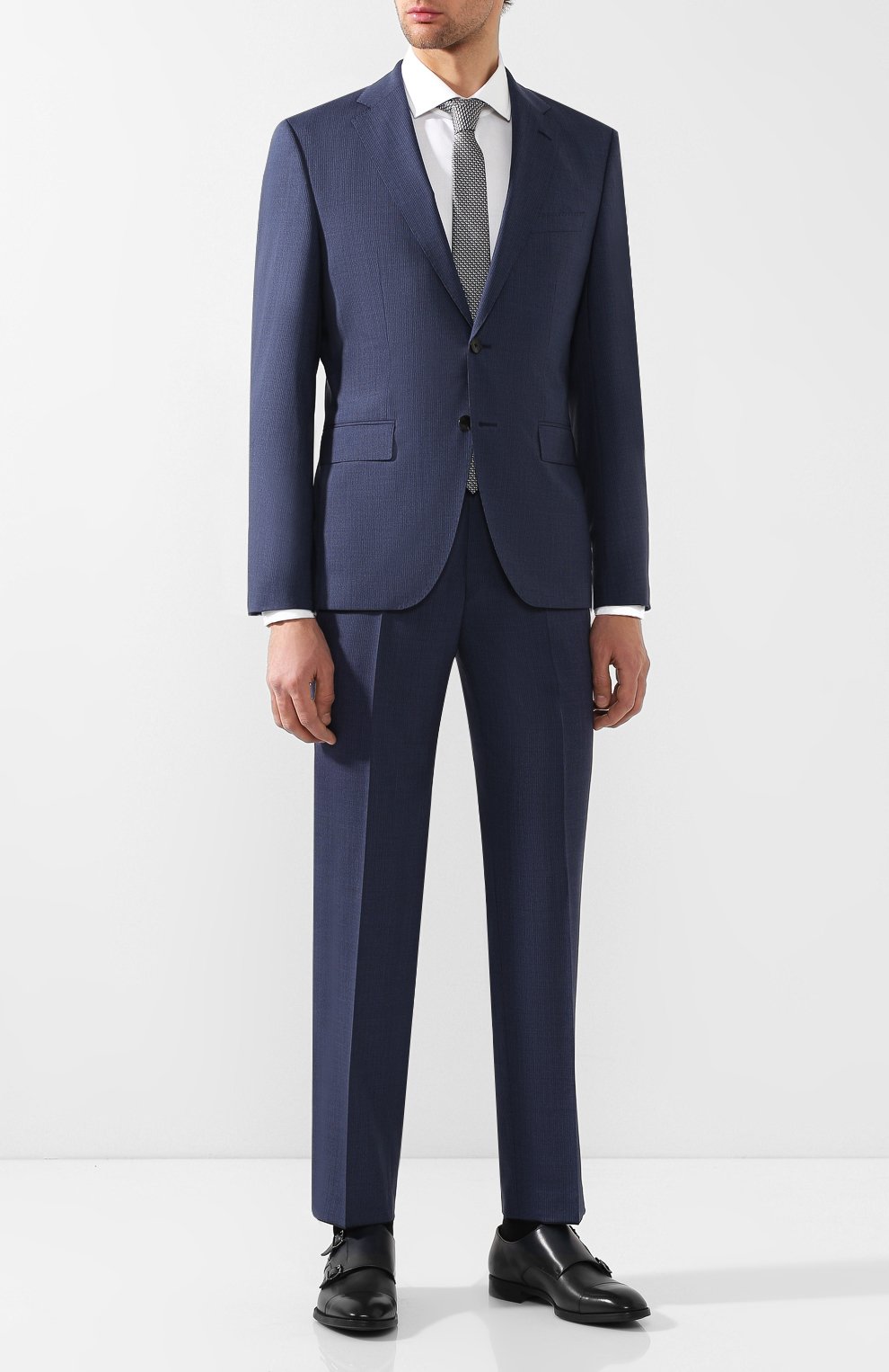 Хлопковая сорочка с воротником кент BOSS, арт. 50399683, фото 2