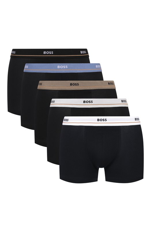 Комплект из пяти боксеров BOSS 50531660 Чёрный 50531660