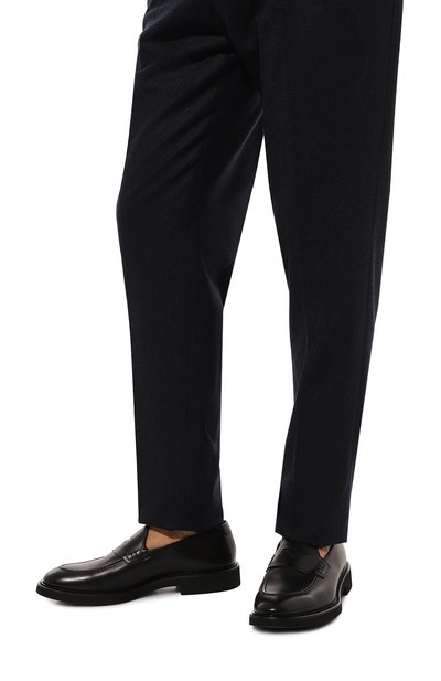 Кожаные пенни-лоферы DOUCAL'S, арт. DU3340VER0UF159N, фото 3