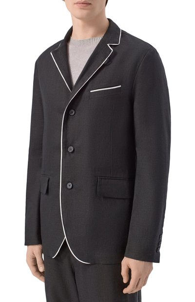 Льняной пиджак HANNES ROETHER, арт. LED32GER.602, фото 3