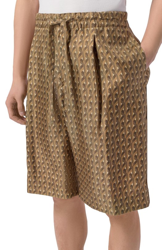 Шелковые шорты MVST M26.2PM.T021/F128 TWILL PRINT Коричневый  M26.2PM.T021/F128 TWILL PRINT Фото 3