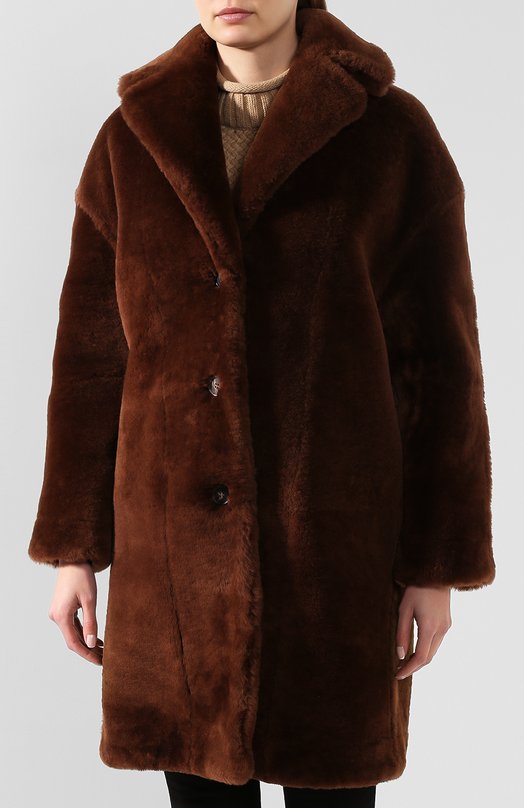 Дубленка Mansur Gavriel Коричневый, фото 3
