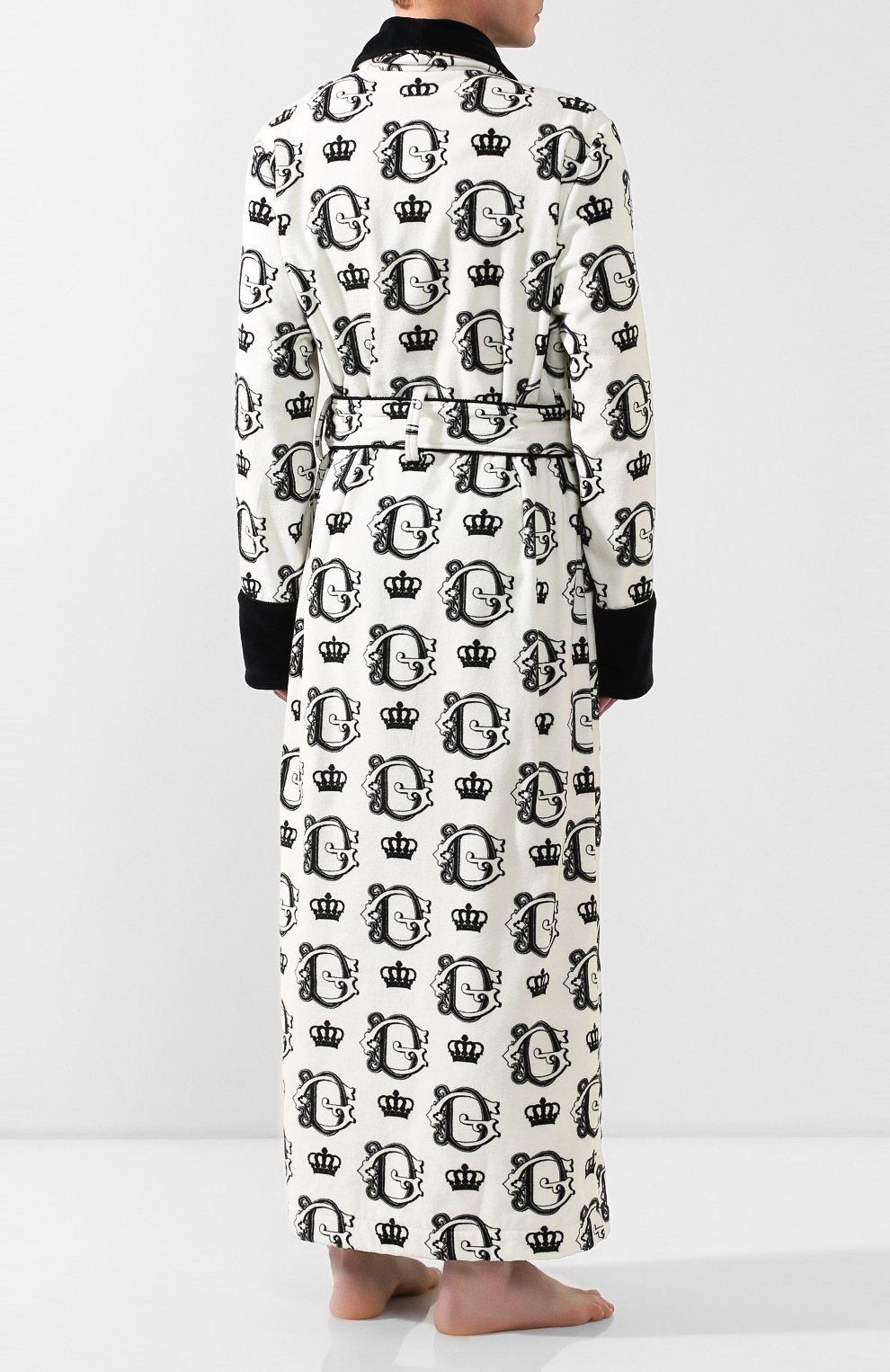 Хлопковый халат DOLCE & GABBANA, арт. G018DT/HS7BA, фото 4